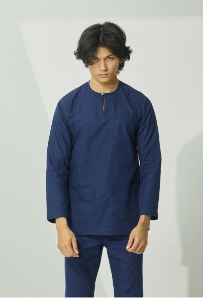 Baju Melayu Teluk Belanga Bayu, Dark Blue
